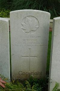 Canada Cemetery Tilloy Les Cambrai - Horn, W